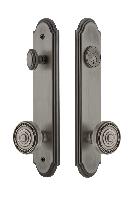 Grandeur Hardware
ARCSOL_82
Arc Tall Plate Complete Entry Set with Soleil Knob