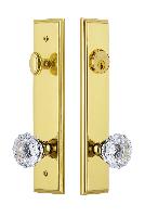 Grandeur Hardware
CARFON_82
Carre' Tall Plate Complete Entry Set with Fontainebleau Knob