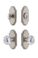 Grandeur
ARCFON_Combo
Arc Plate with Fontainebleau Crystal Knob and matching Deadbolt