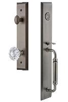 Grandeur Hardware
FAVCGRVER
Fifth Avenue One-Piece Handleset with C Grip and Versailles Knob