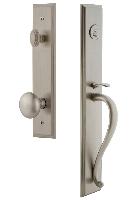 Grandeur Hardware
CARSGRFAV
Carre' One-Piece Handleset with S Grip and Fifth Avenue Knob