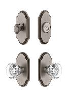 Grandeur
ARCCHM_Combo
Arc Plate with Chambord Crystal Knob and matching Deadbolt