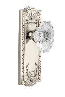GrandeurPARBIAParthenon Plate Privacy with Biarritz Crystal Knob