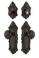 GrandeurGVCWIN_ComboGrande Vic Plate with Windsor Knob and matching Deadbolt