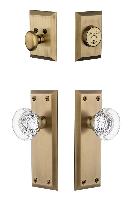GrandeurFAVBOR_ComboFifth Avenue Plate with Bordeaux Crystal Knob and matching Deadbolt