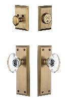 GrandeurFAVPRO_ComboFifth Avenue Plate with Provence Crystal Knob and matching Deadbolt