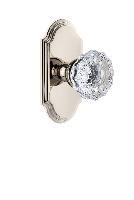 GrandeurARCFONArc Plate Privacy with Fontainebleau Crystal Knob