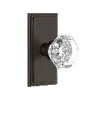 GrandeurCARCHMCarre Plate Privacy with Chambord Crystal Knob