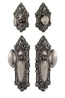 GrandeurGVCEDN_ComboGrande Vic Plate with Eden Prairie Knob and matching Deadbolt