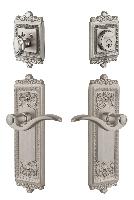 GrandeurWINBEL_ComboWindsor Plate with Bellagio Lever and matching Deadbolt