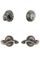GrandeurGEOPRT_ComboGeorgetown Rosette with Portfino Lever and matching Deadbolt