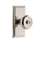 GrandeurCARBOUCarre Plate Privacy with Bouton Knob