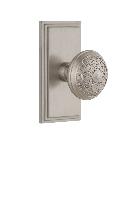 GrandeurCARWINCarre Plate Privacy with Windsor Knob