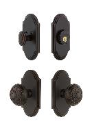 GrandeurARCWIN_ComboArc Plate with Windsor Knob and matching Deadbolt