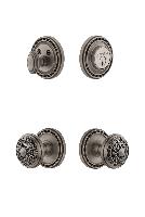 GrandeurSOLWIN_ComboSoleil Plate with Windsor Knob and matching Deadbolt