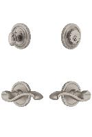 GrandeurCIRPRT_ComboCirculaire Rosette with Portfino Lever and matching Deadbolt
