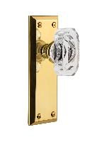 GrandeurFAVBCCFifth Avenue Plate Privacy with Baguette Crystal Knob