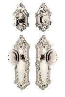 GrandeurGVCCIR_ComboGrande Victorian Plate with Circulaire Knob and matching Deadbolt