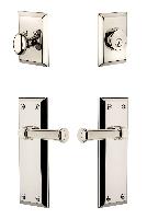 GrandeurFAVGEO_ComboFifth Avenue Plate with Georgetown Lever and matching Deadbolt