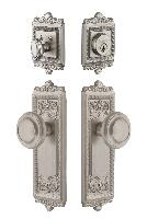 GrandeurWINCIR_ComboWindsor Plate with Circulaire Knob and matching Deadbolt