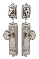 GrandeurWINSOL_ComboWindsor Plate with Soleil Knob and matching Deadbolt