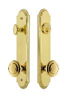 Grandeur HardwareARCCIR_82Arc Tall Plate Complete Entry Set with Circulaire Knob