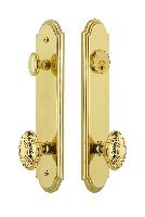 Grandeur HardwareARCGVC_82Arc Tall Plate Complete Entry Set with Grande Victorian Knob