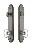 Grandeur HardwareARCPRO_82Arc Tall Plate Complete Entry Set with Provence Knob