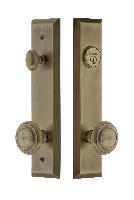 Grandeur HardwareFAVCIR_82Fifth Avenue Tall Plate Complete Entry Set with Circulaire Knob