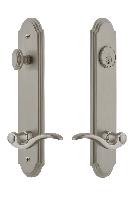 Grandeur HardwareARCBEL_82Arc Tall Plate Complete Entry Set with Bellagio Lever