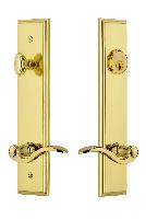 Grandeur HardwareCARBEL_82Carre' Tall Plate Complete Entry Set with Bellagio Lever