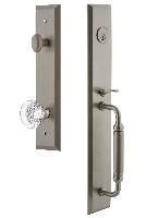 Grandeur HardwareFAVCGRBORFifth Avenue One-Piece Handleset with C Grip and Bordeaux Knob