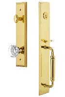 Grandeur HardwareFAVCGRCHMFifth Avenue One-Piece Handleset with C Grip and Chambord Knob