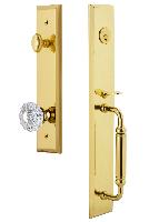 Grandeur HardwareFAVCGRVERFifth Avenue One-Piece Handleset with C Grip and Versailles Knob