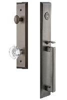 Grandeur HardwareFAVDGRBORFifth Avenue One-Piece Handleset with D Grip and Bordeaux Knob