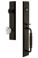 Grandeur HardwareFAVFGRCHMFifth Avenue One-Piece Handleset with F Grip and Chambord Knob