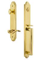 Grandeur HardwareARCDGRBELArc One-Piece Handleset with D Grip and Bellagio Lever