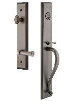Grandeur HardwareFAVSGRGEOFifth Avenue One-Piece Handleset with S Grip and Georgetown Lever