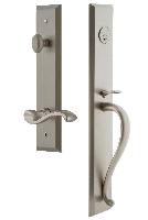 Grandeur HardwareFAVSGRPRTFifth Avenue One-Piece Handleset with S Grip and Portofino Lever