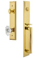 Grandeur HardwareFAVDGRBIAFifth Avenue One-Piece Handleset with D Grip and Biarritz Knob