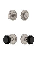 GrandeurCIRLYO_ComboCirculaire Rosette with Lyon Knob and matching Deadbolt