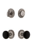 GrandeurCIRCOV_ComboCirculaire Rosette with Coventry Knob and matching Deadbolt