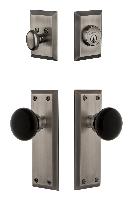 GrandeurFAVCOV_ComboFifth Avenue Plate with Coventry Knob and matching Deadbolt